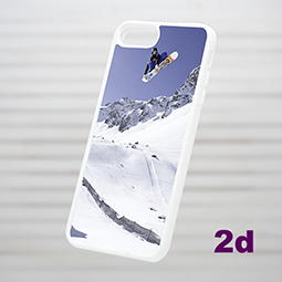 Чехол IPhone 7 Plus Силиконовый белый 2d